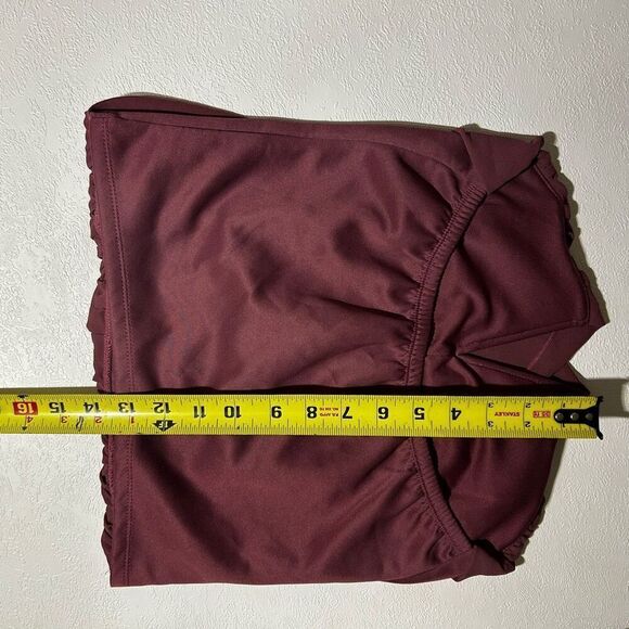 Charlotte Russe Strapless Twist Front Tube Top | Wine Red | Size M - Picture 5 of 5